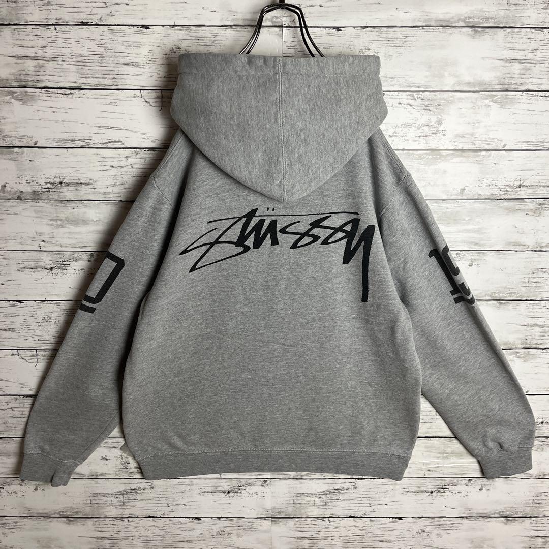 【即完モデル‼︎】【USA製】STUSSY◇ストックロゴ パーカー C966