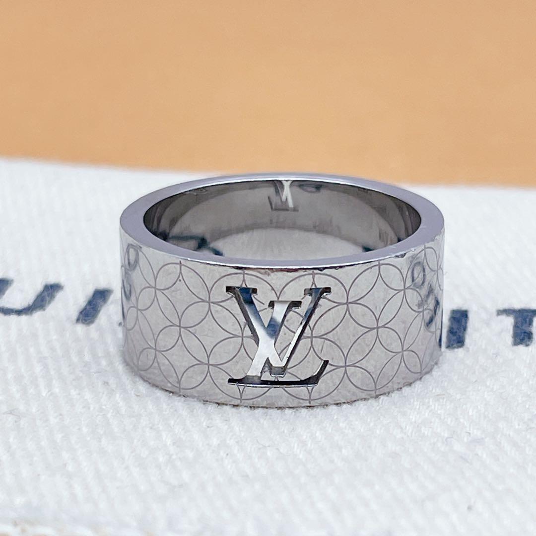 LOUIS VUITTON バーグシャンゼリゼ　リング　17号 シルバー