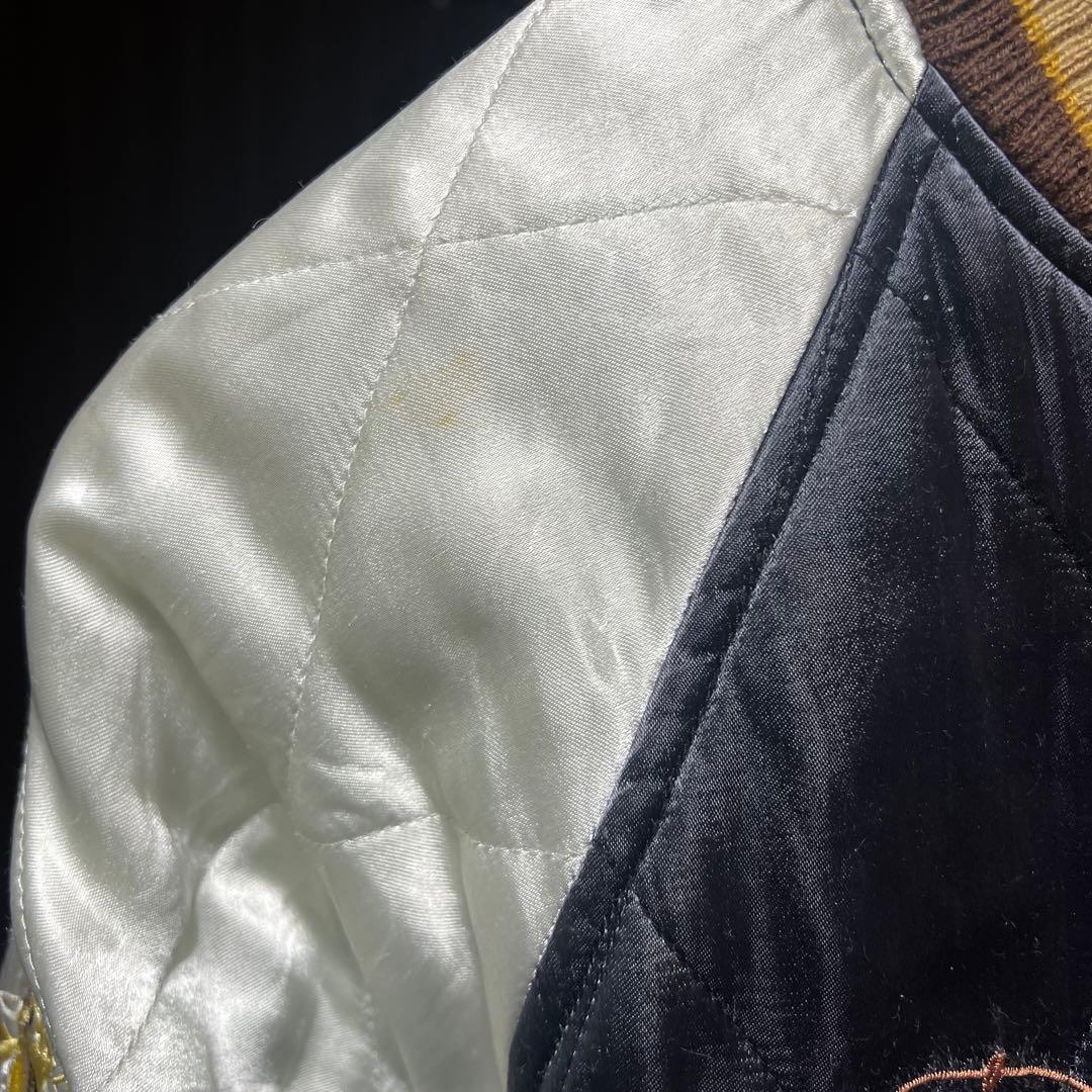 ヒューストン スカジャン 風神雷神 龍 M