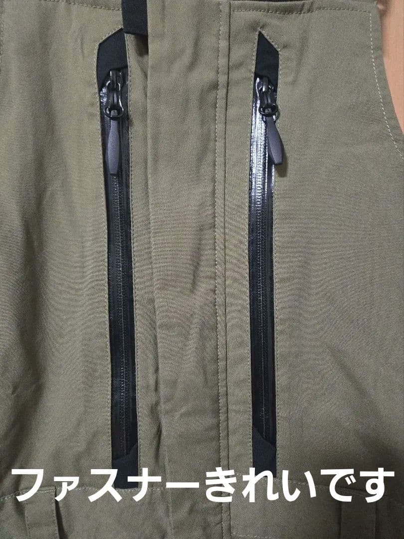 YONEX スノーボードウェア 男性用 オリーブグリーン ビブパンツ