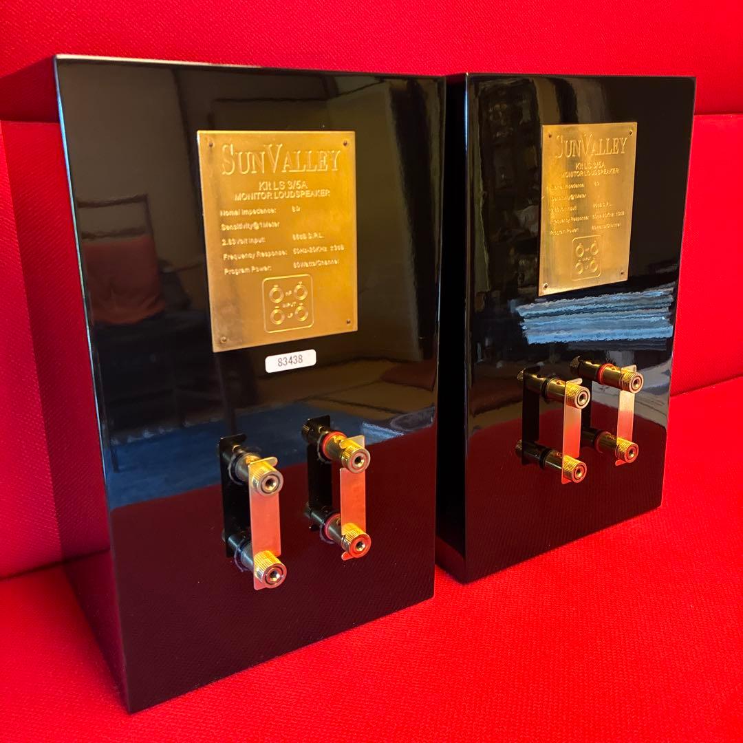 【整備済】サンバレーkit LS3/5A Black Special スピーカー