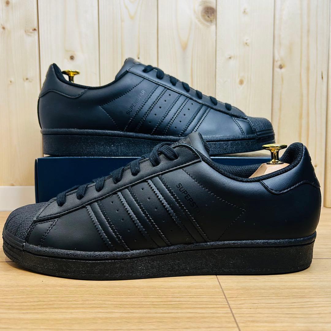 未使用級 adidas SUPERSTAR コアブラック EG4957 28.5