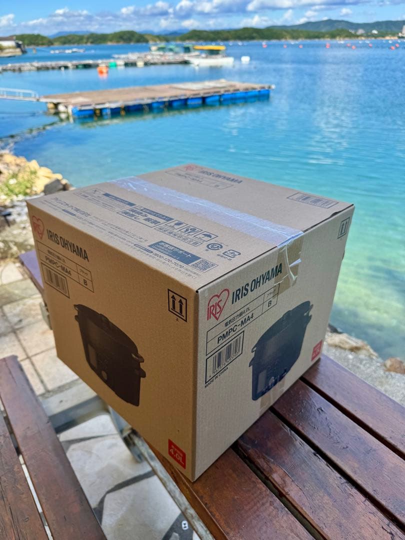 【新品未開封】 アイリスオーヤマ 電気圧力鍋 PMPC-MA4-B ブラック