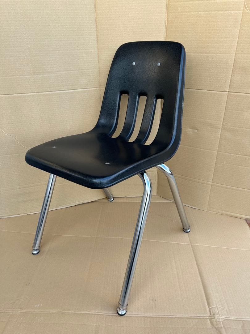 VIRCO 9000 Chair バルコ スタッキングチェアブラック
