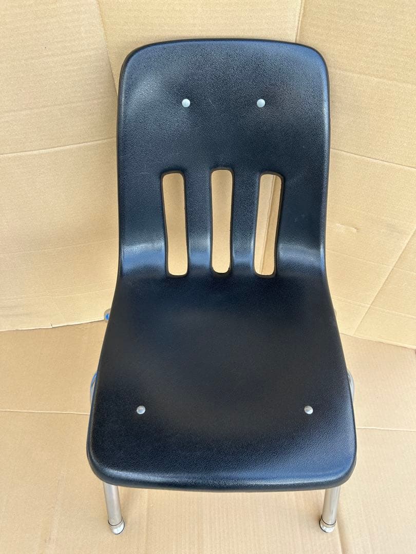 VIRCO 9000 Chair バルコ スタッキングチェアブラック