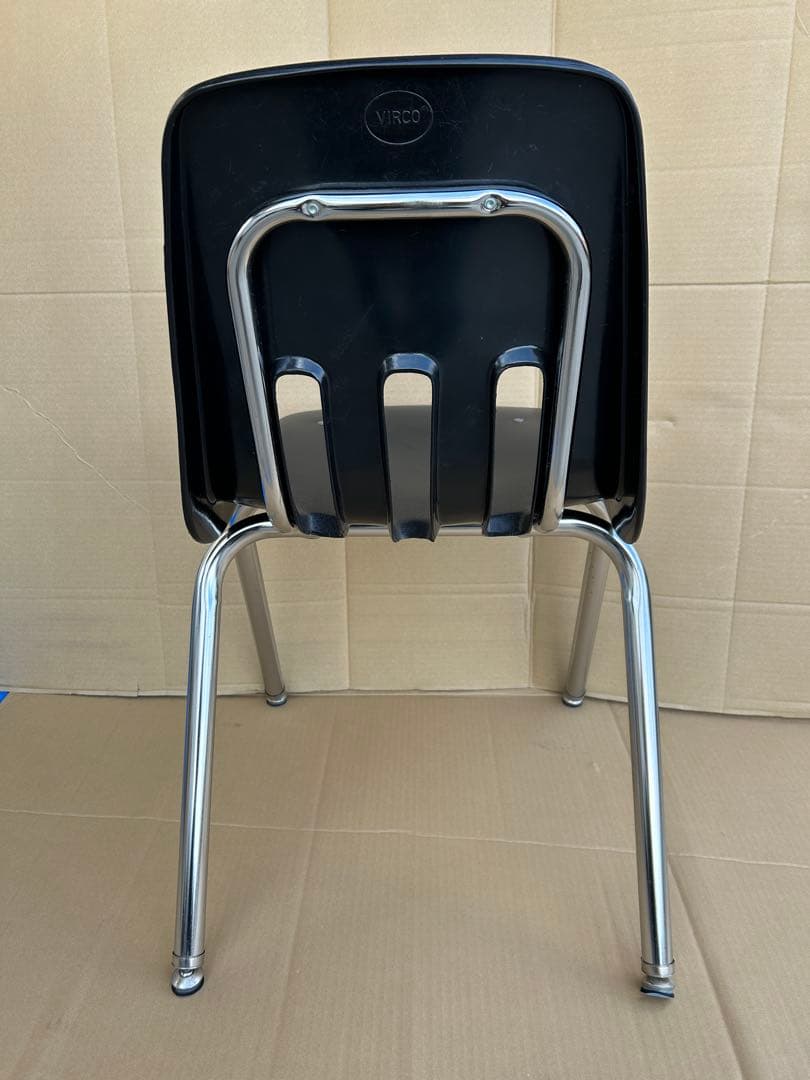 VIRCO 9000 Chair バルコ スタッキングチェアブラック