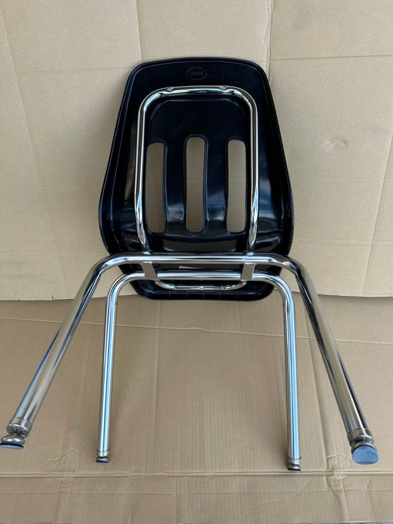 VIRCO 9000 Chair バルコ スタッキングチェアブラック