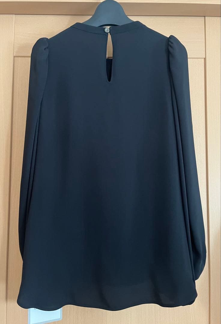 未使用品♡FOXEY Blouse \"Audrey Ribbon II\"ブラック