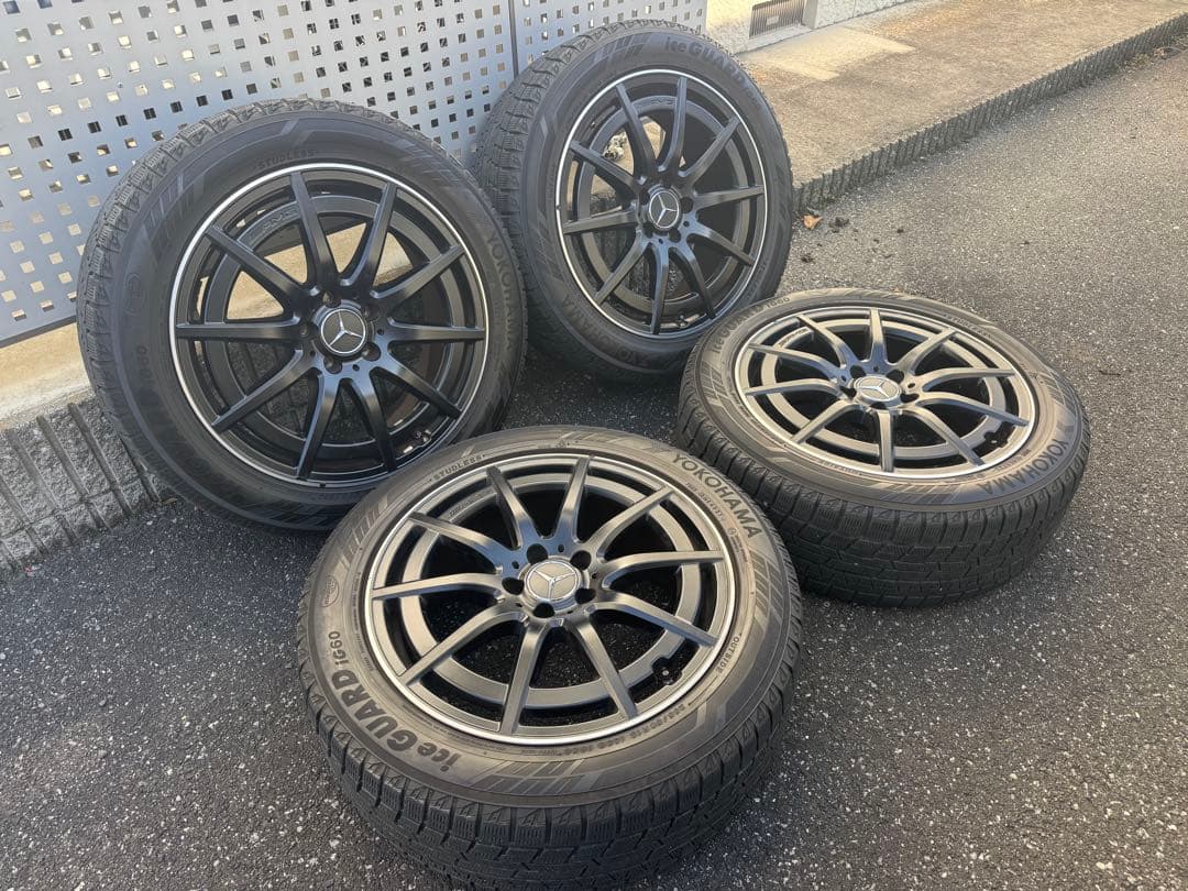 メルセデスAMG純正19インチ スタッドレスYOKOHAMA iG60 4本