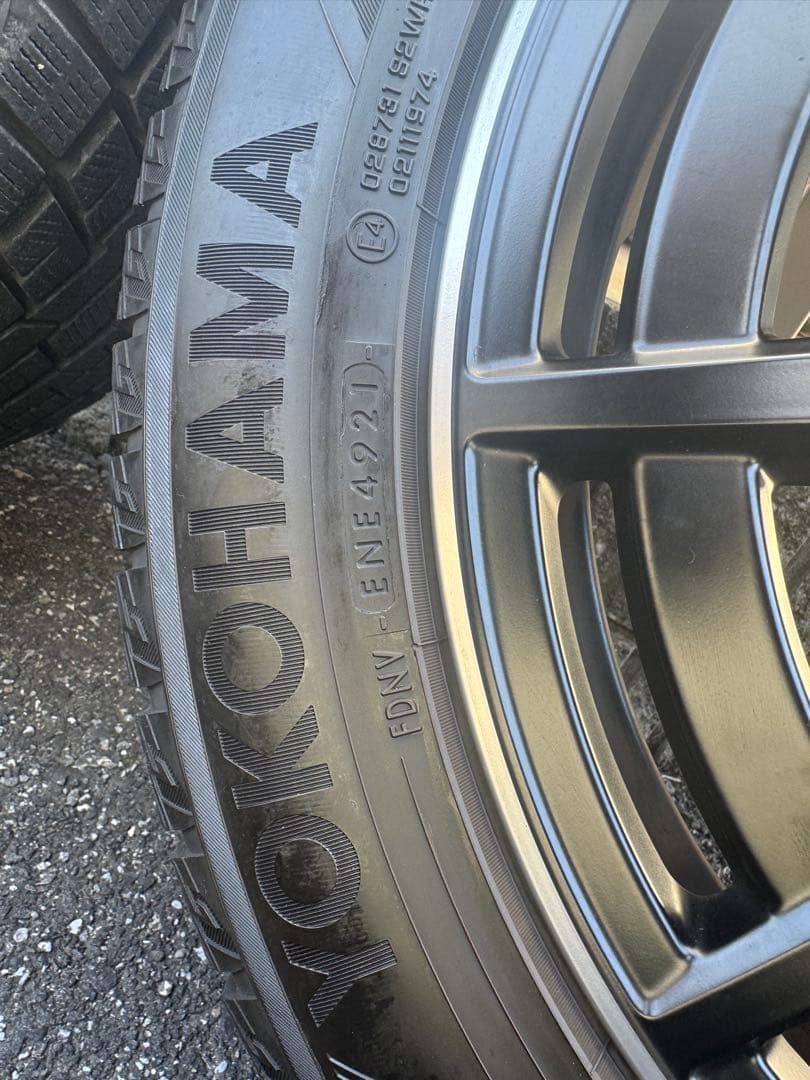 メルセデスAMG純正19インチ スタッドレスYOKOHAMA iG60 4本