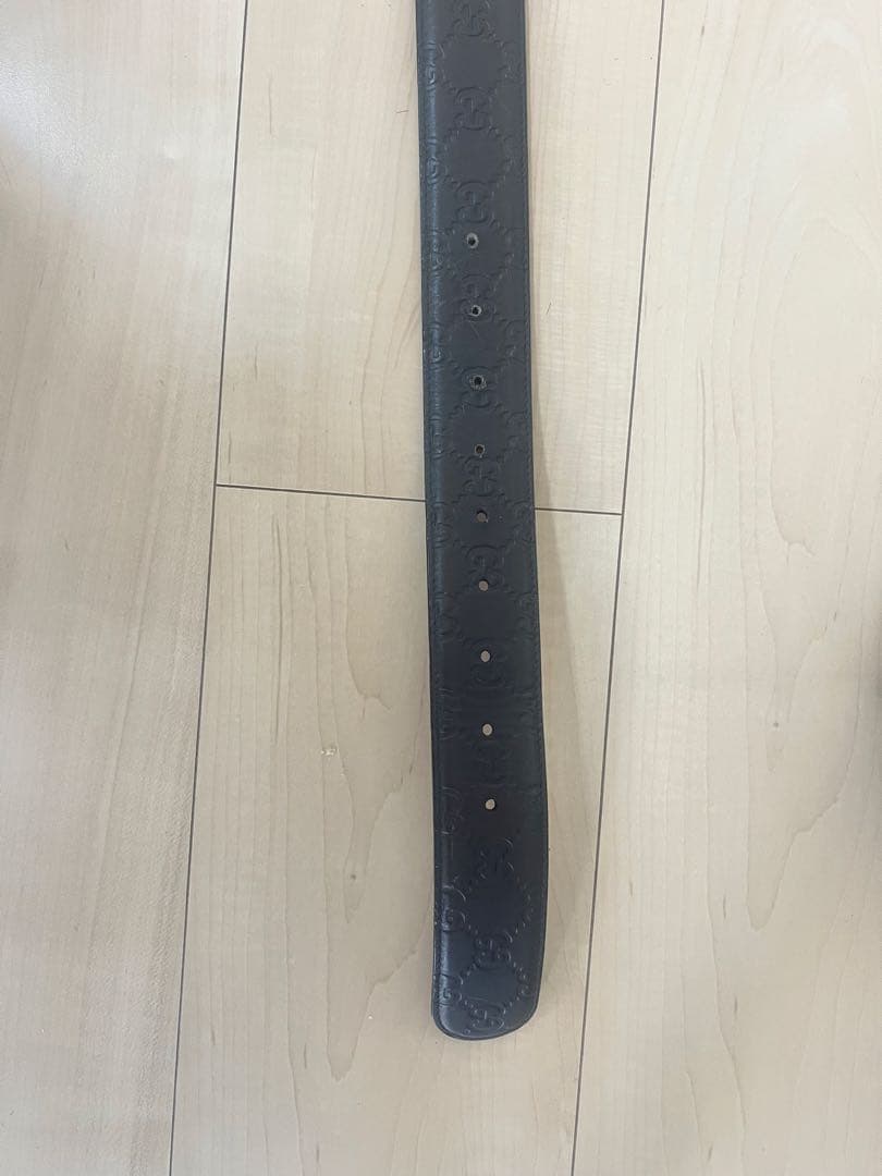 GUCCI ダブルGロゴ ベルト 90/36 ブラウン