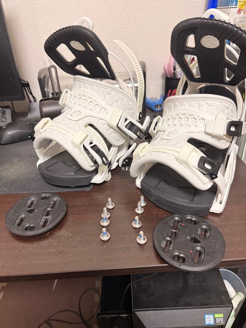 Nidecker Flow Fuse Lサイズ スノーボードバインディング