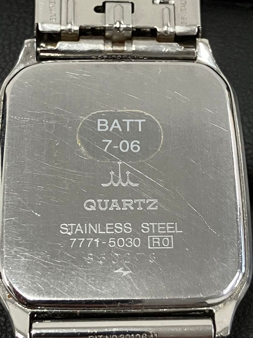 値下げ！SEIKO CREDOR 7771-5030 ベルト クォーツ 不動