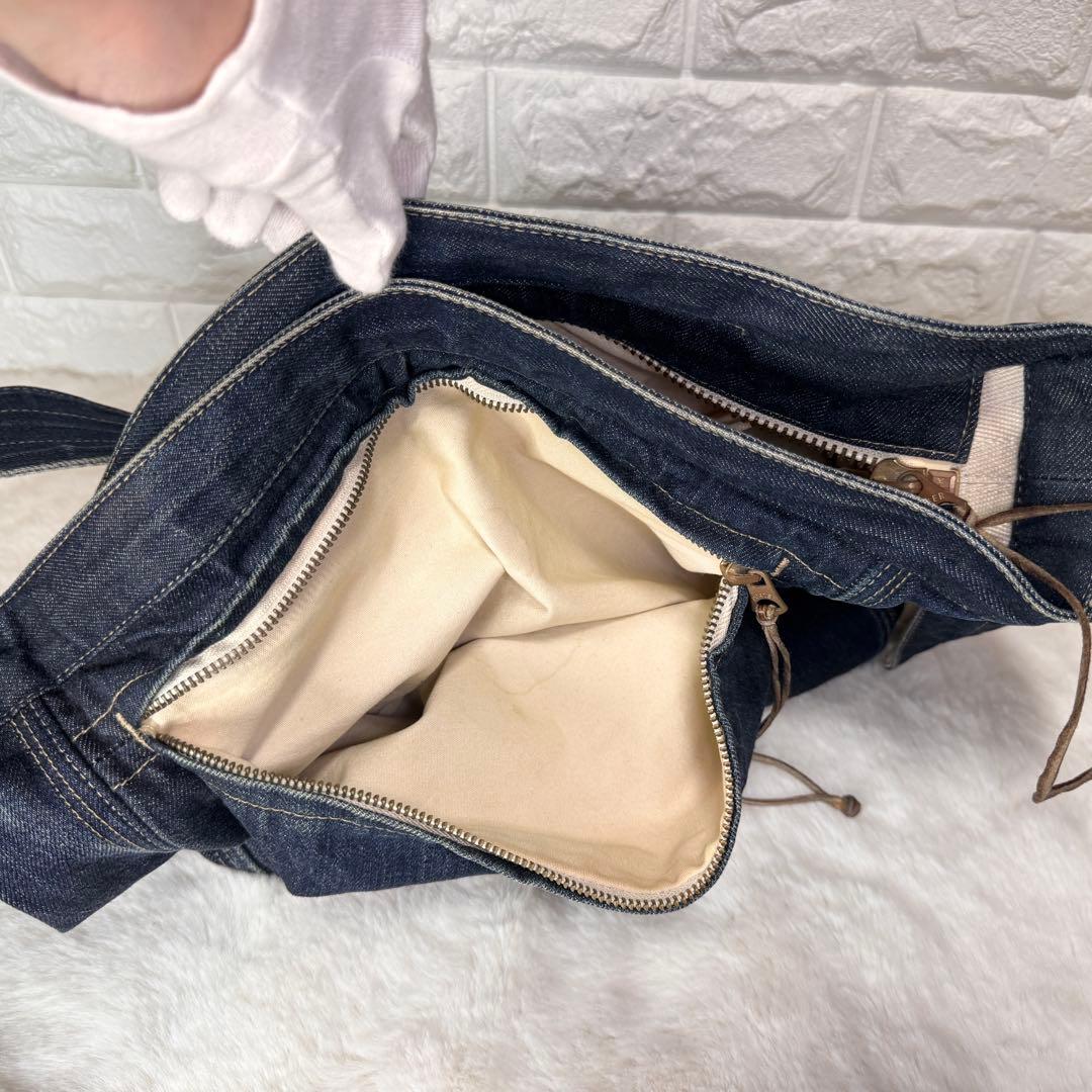 ポーター　吉田カバン　デニムショルダーバッグ　Sanforized
