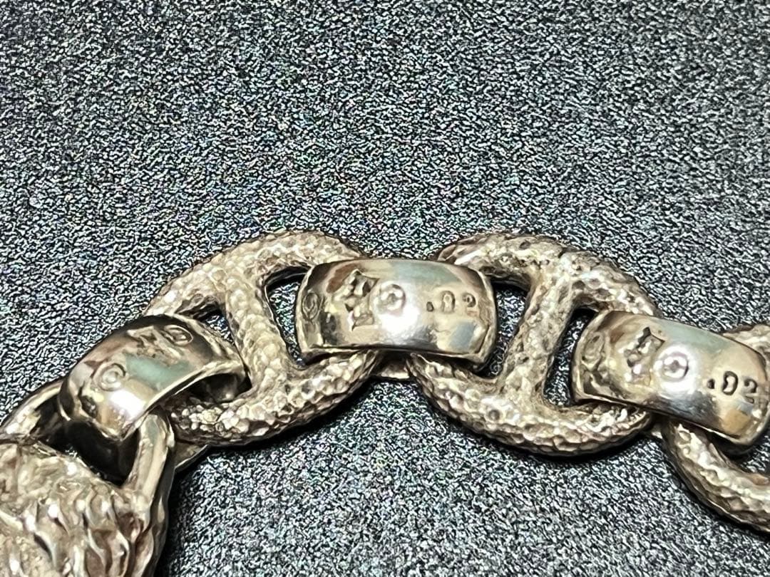 ガボールtype☆2ライオンヘッズ ブレスレット☆美品シルバー925