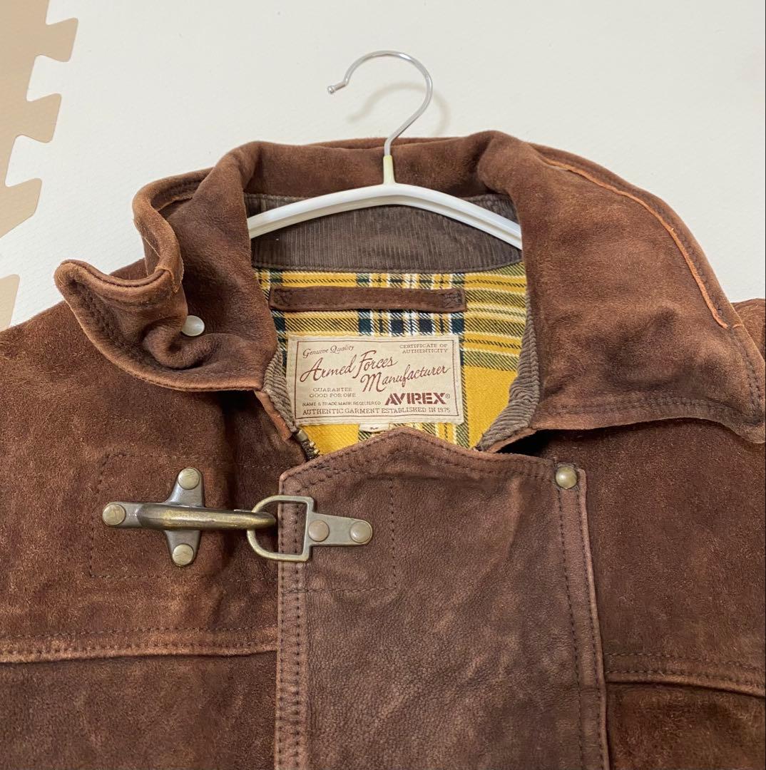AVIREX（アヴィレックス）メンズアンティークスウェードファイヤー