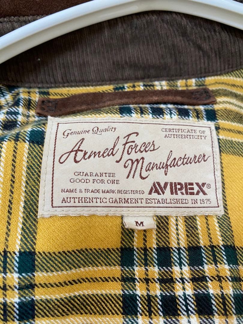 AVIREX（アヴィレックス）メンズアンティークスウェードファイヤー