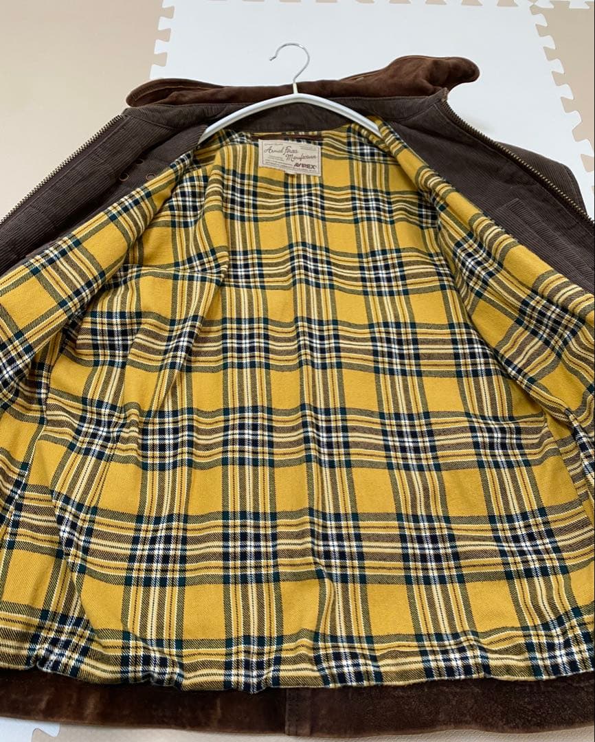 AVIREX（アヴィレックス）メンズアンティークスウェードファイヤー