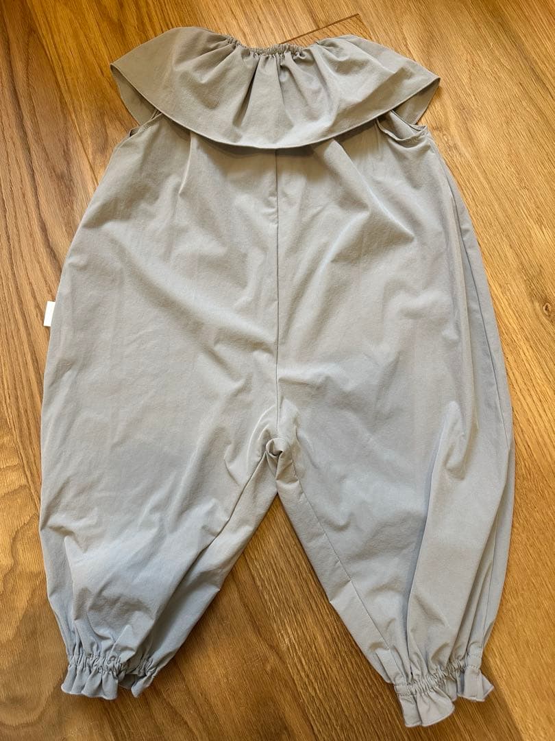 MARLMARLフリル襟ロンパース グレー 80cm