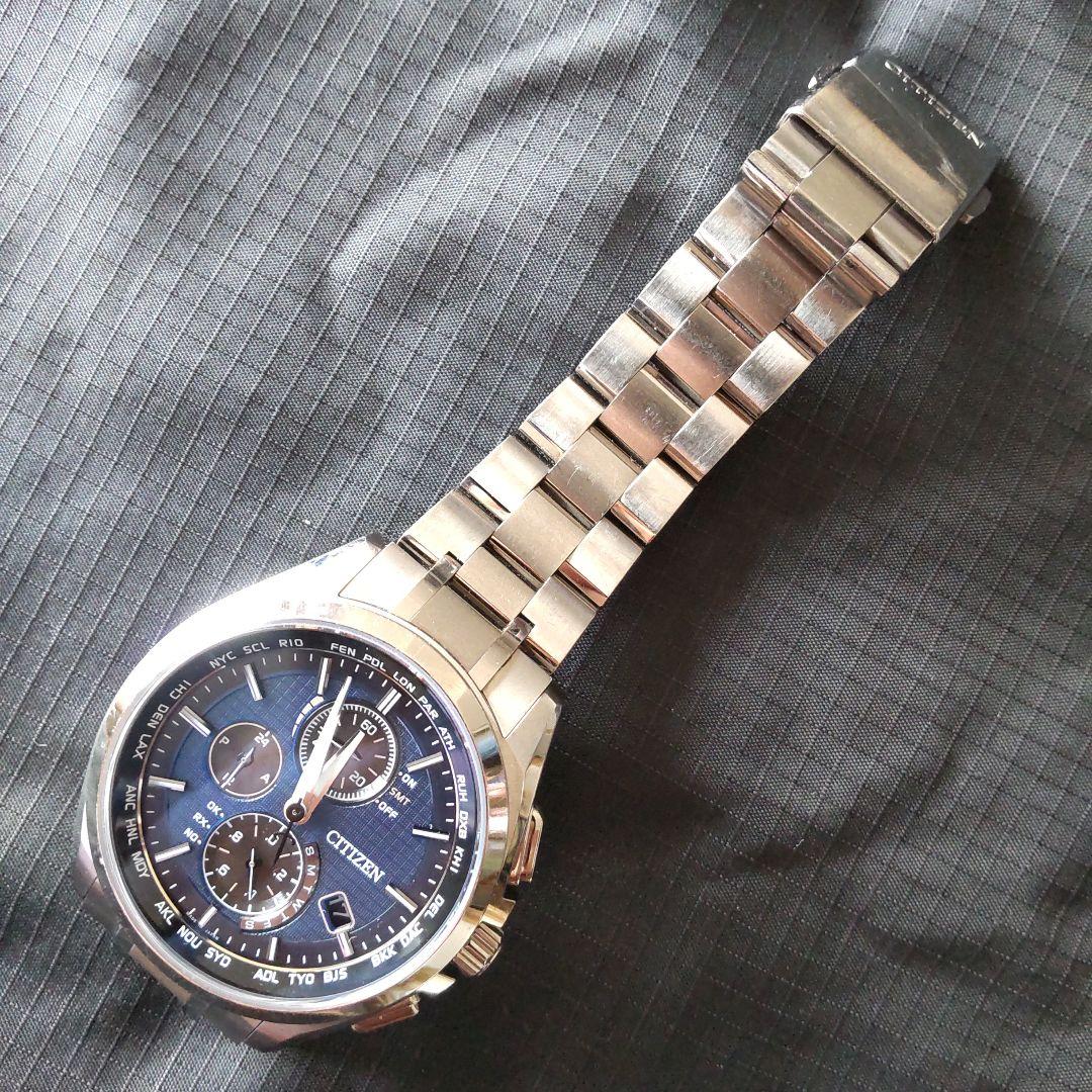 シチズン　AT8040-57L アテッサ エコドライブ 電波 チタン