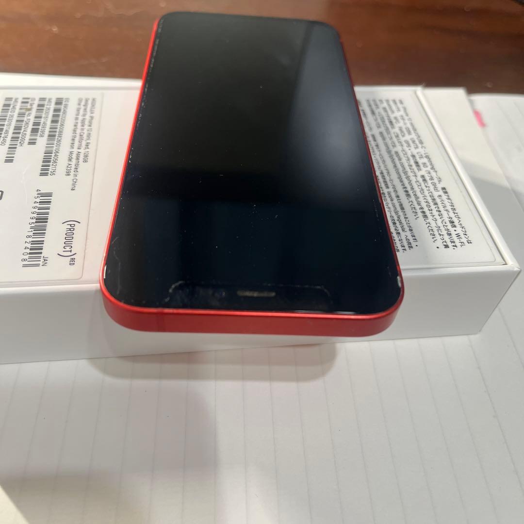 ジャンク品　Apple iPhone 12 mini red