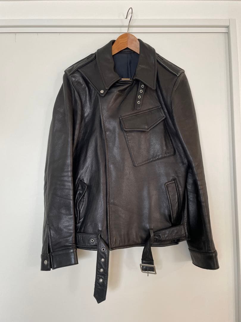 レアJ.SABATINO Jサバティーノモーターサイクルレザーライダースナイチチ