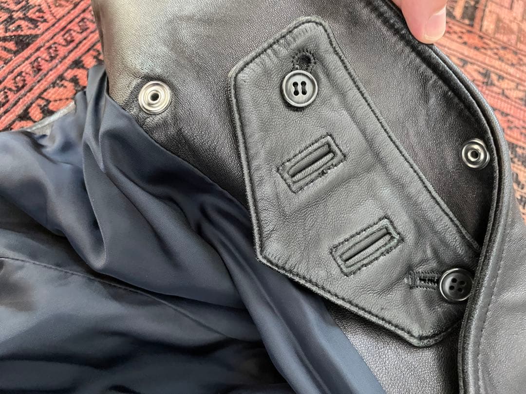 レアJ.SABATINO Jサバティーノモーターサイクルレザーライダースナイチチ