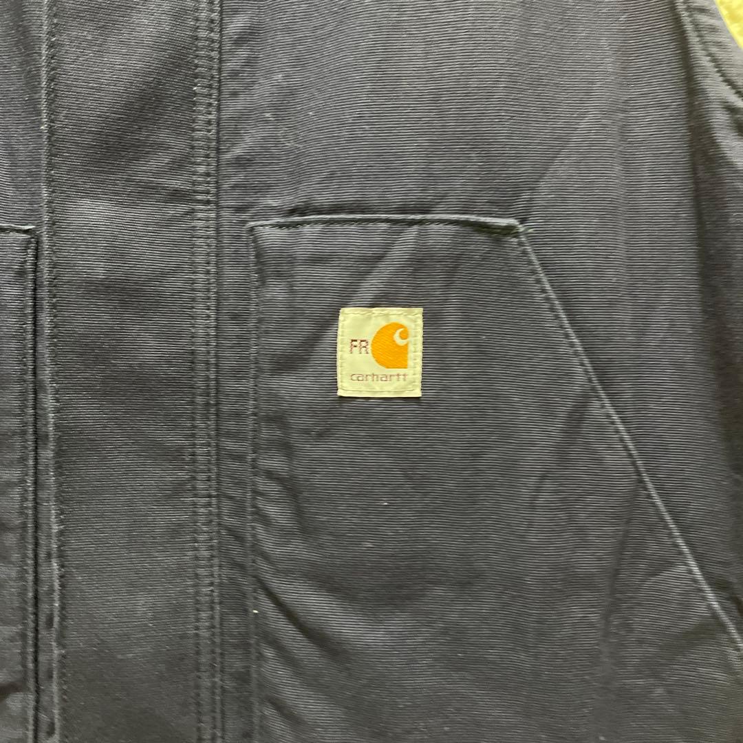 【ニック】Carhartt ダック　ベスト　ネイビー メキシコ製