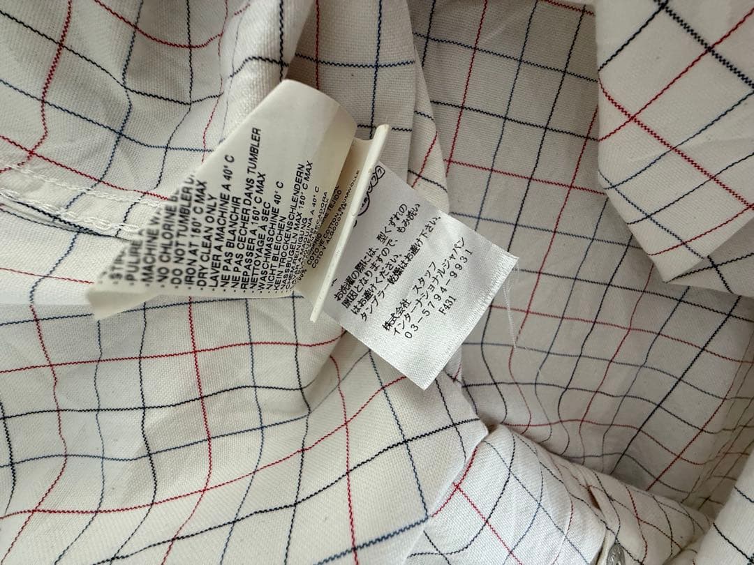 maison margiela マルジェラ　ウエスタン　チェック　シャツ