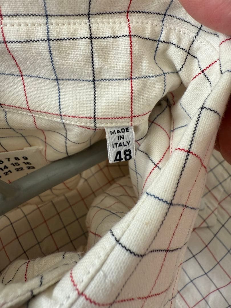 maison margiela マルジェラ　ウエスタン　チェック　シャツ
