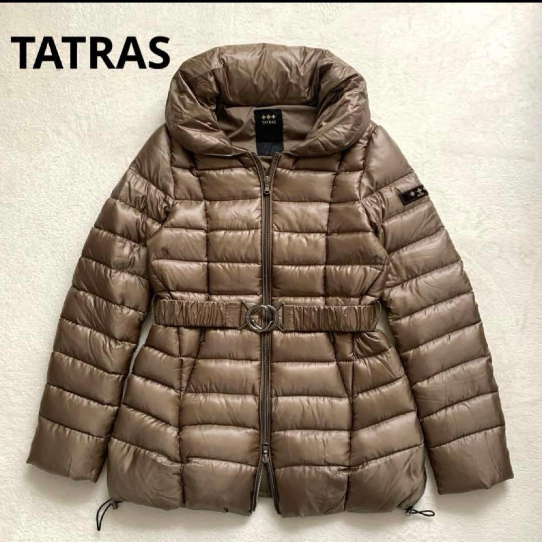 TATRAS タトラス　ダウンジャケット S ブラウン　ウエストベルト
