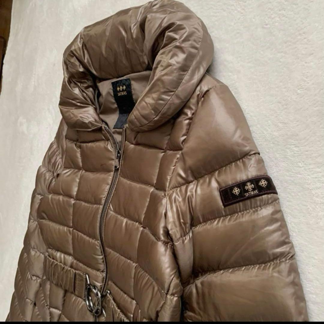 TATRAS タトラス　ダウンジャケット S ブラウン　ウエストベルト