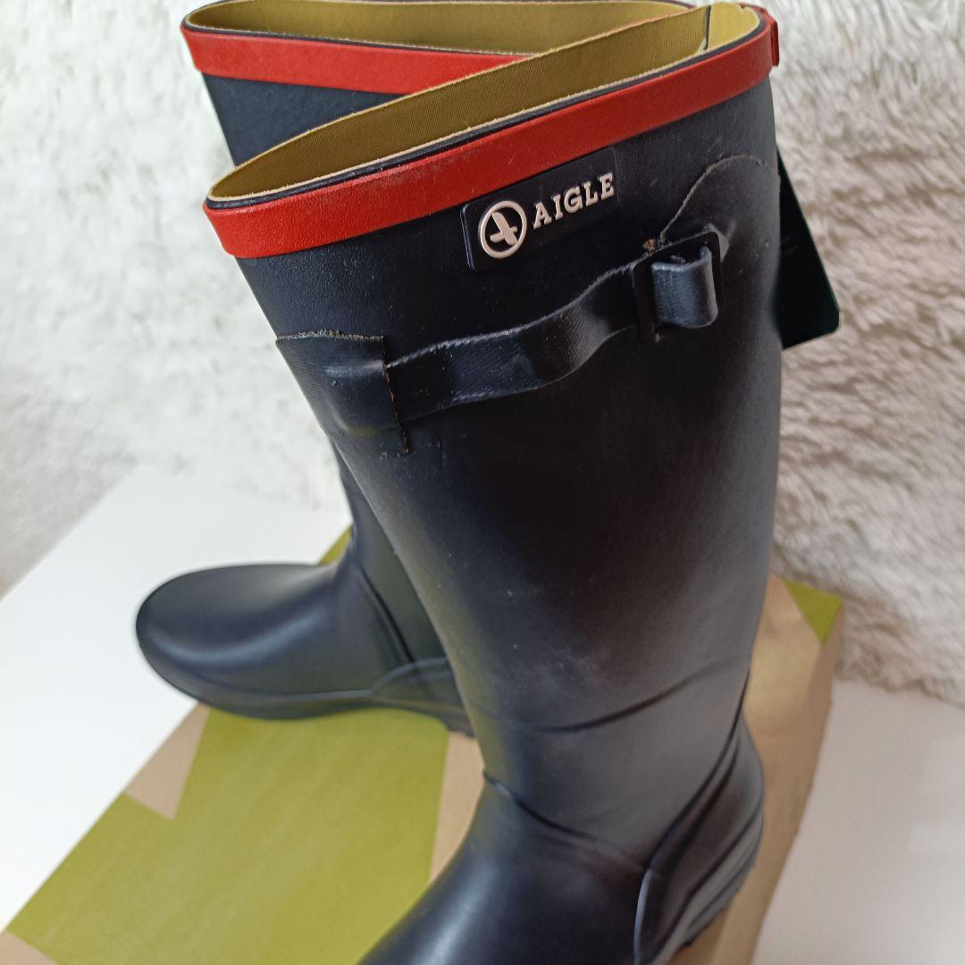 AIGLE CHANTEBELLE レインブーツ 38 タグ付 未使用