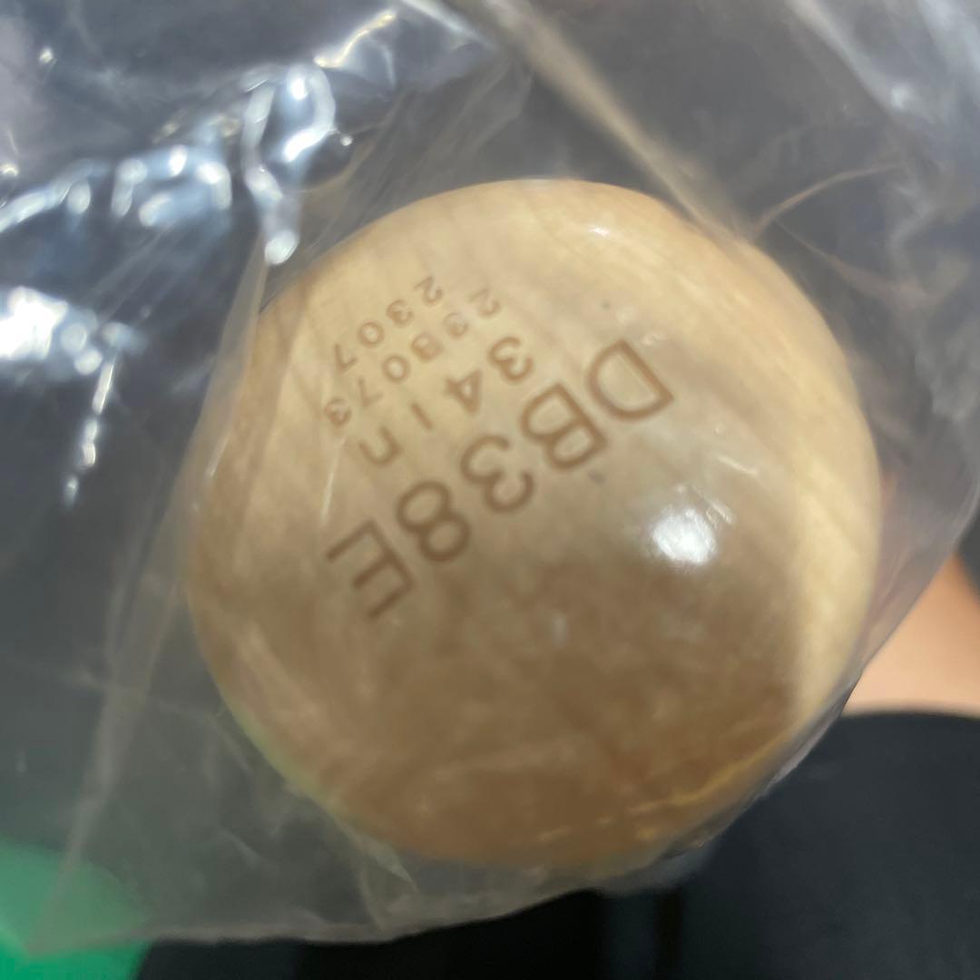 [激レア]元横浜ベイスターズ 田中俊太選手38新品未使用バット　NPBマーク入り