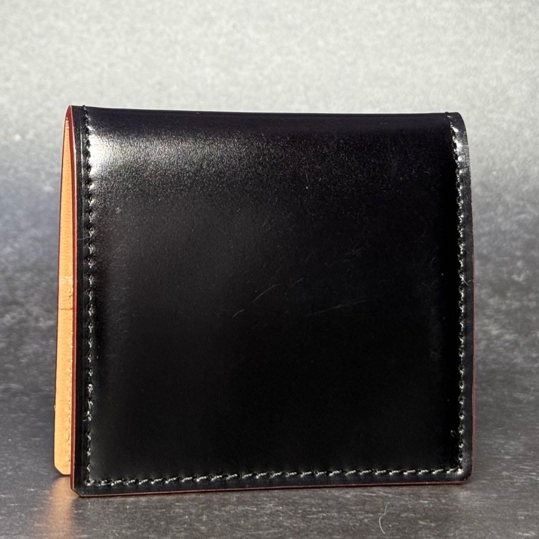 新品未使用 国内最高峰 ガンゾ コードバン ブラック BOX小銭入れ