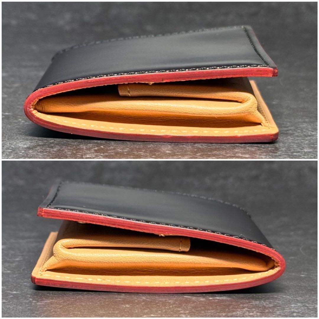 新品未使用 国内最高峰 ガンゾ コードバン ブラック BOX小銭入れ