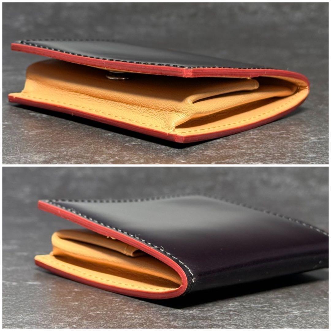 新品未使用 国内最高峰 ガンゾ コードバン ブラック BOX小銭入れ