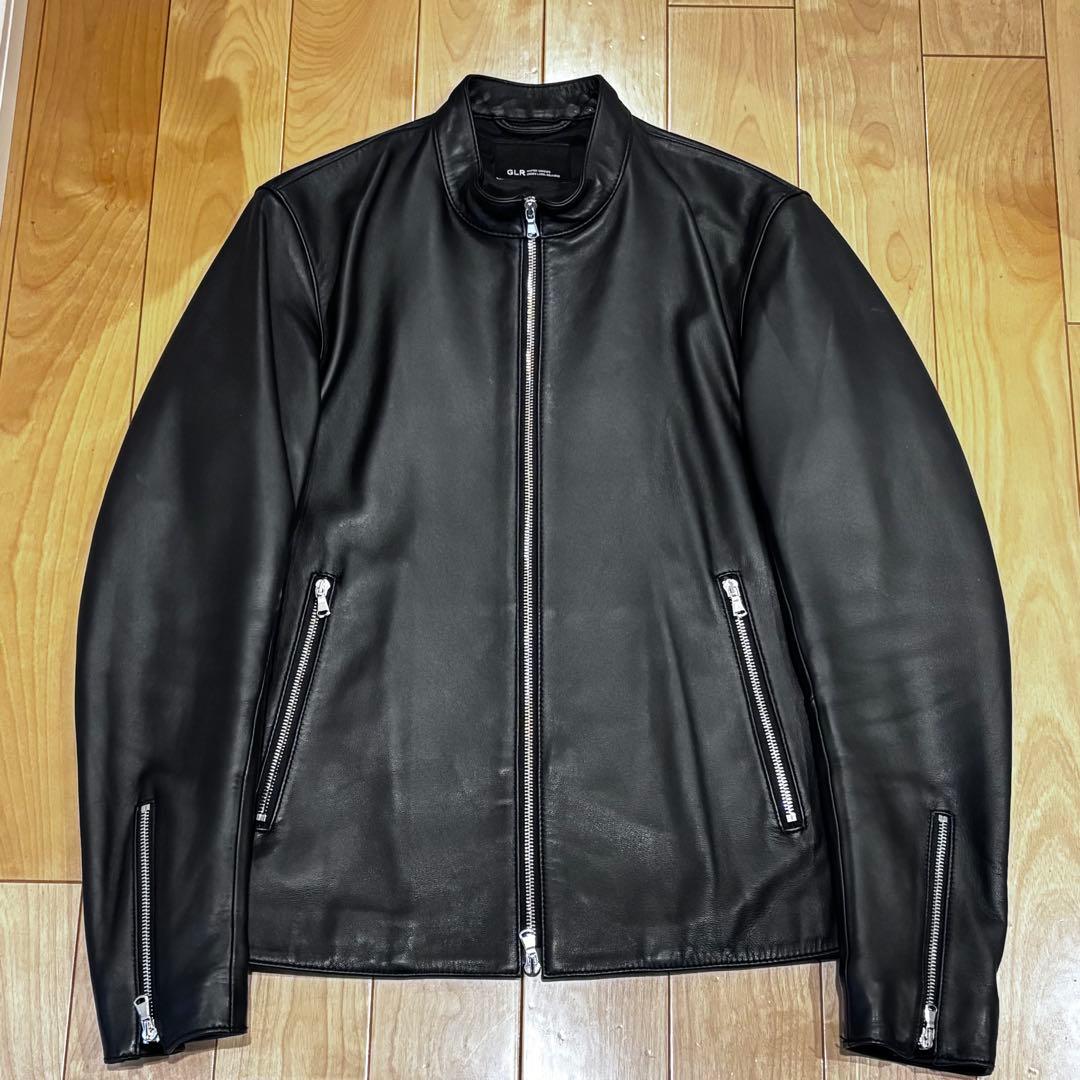 green label relaxing シープレザージャケット