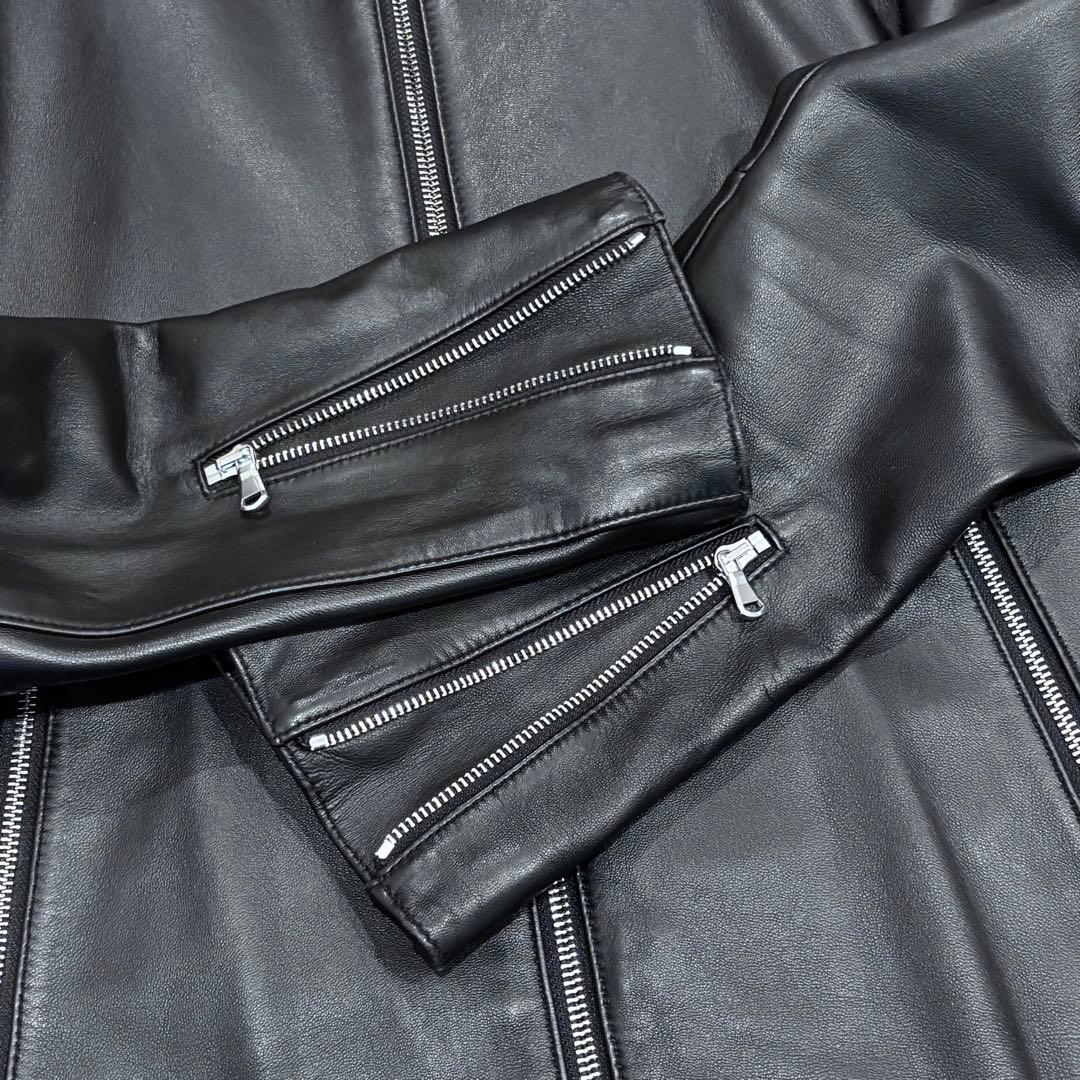 green label relaxing シープレザージャケット