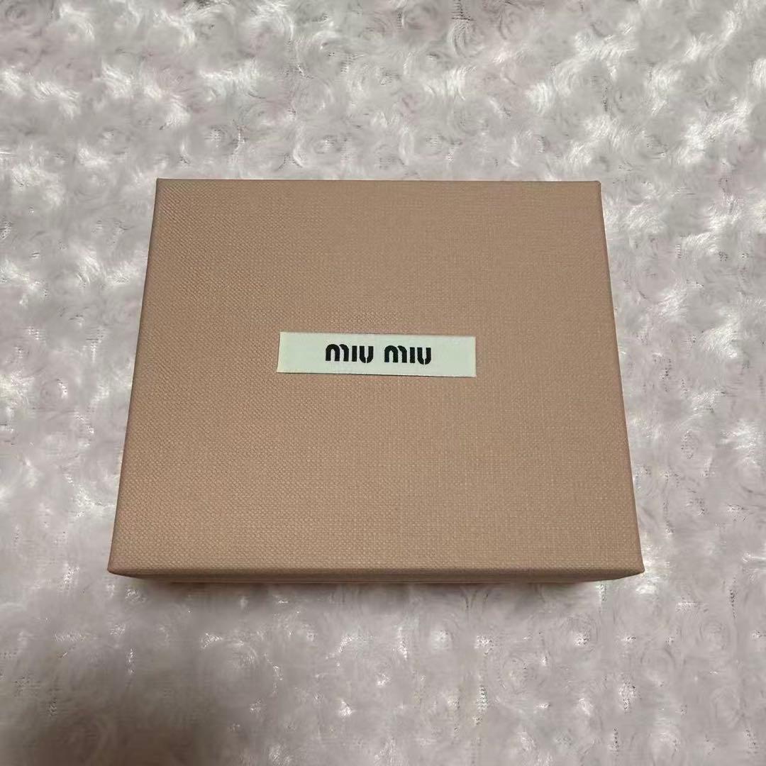 Miu Miu MIU MIU ミュウミュウ ギンガムシュシュ ボルドー