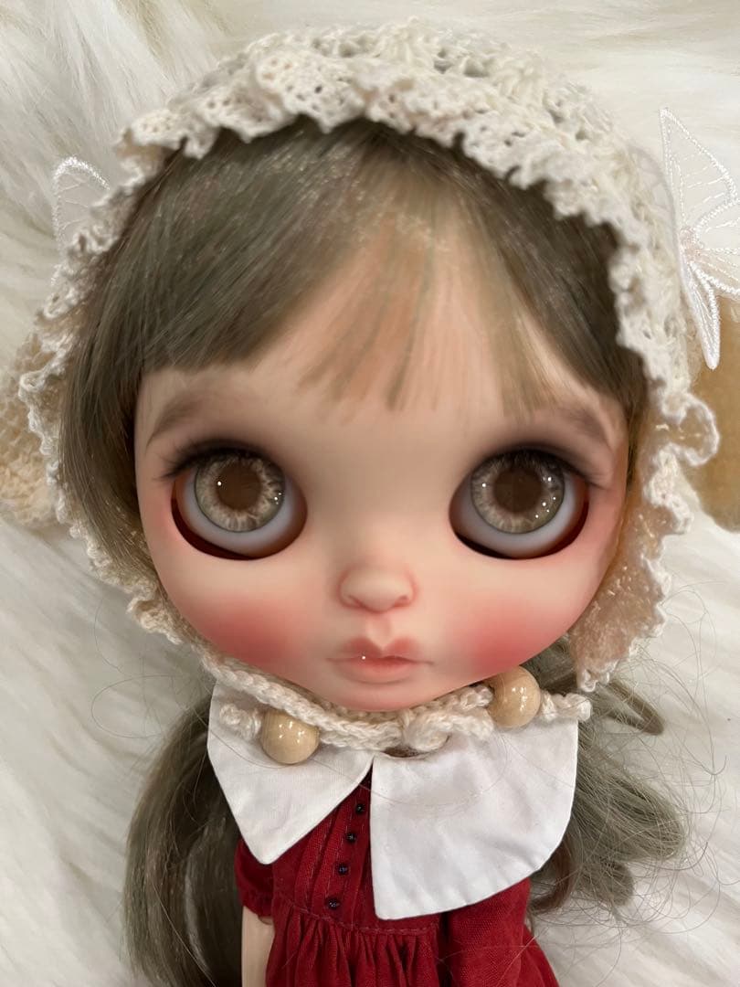 月の雫さま専用　カスタムブライス ファニ フラミンゴ　作家さま