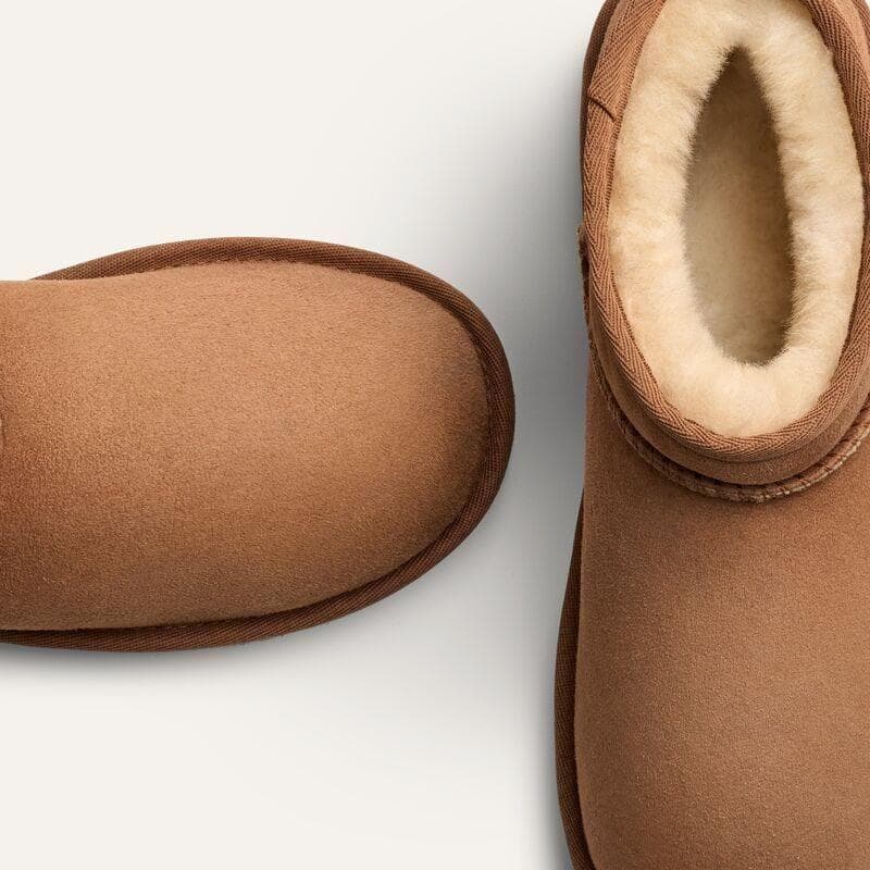 UGG アグ ムートンブーツ ウルトラミニ　チェスナット 24.0cm