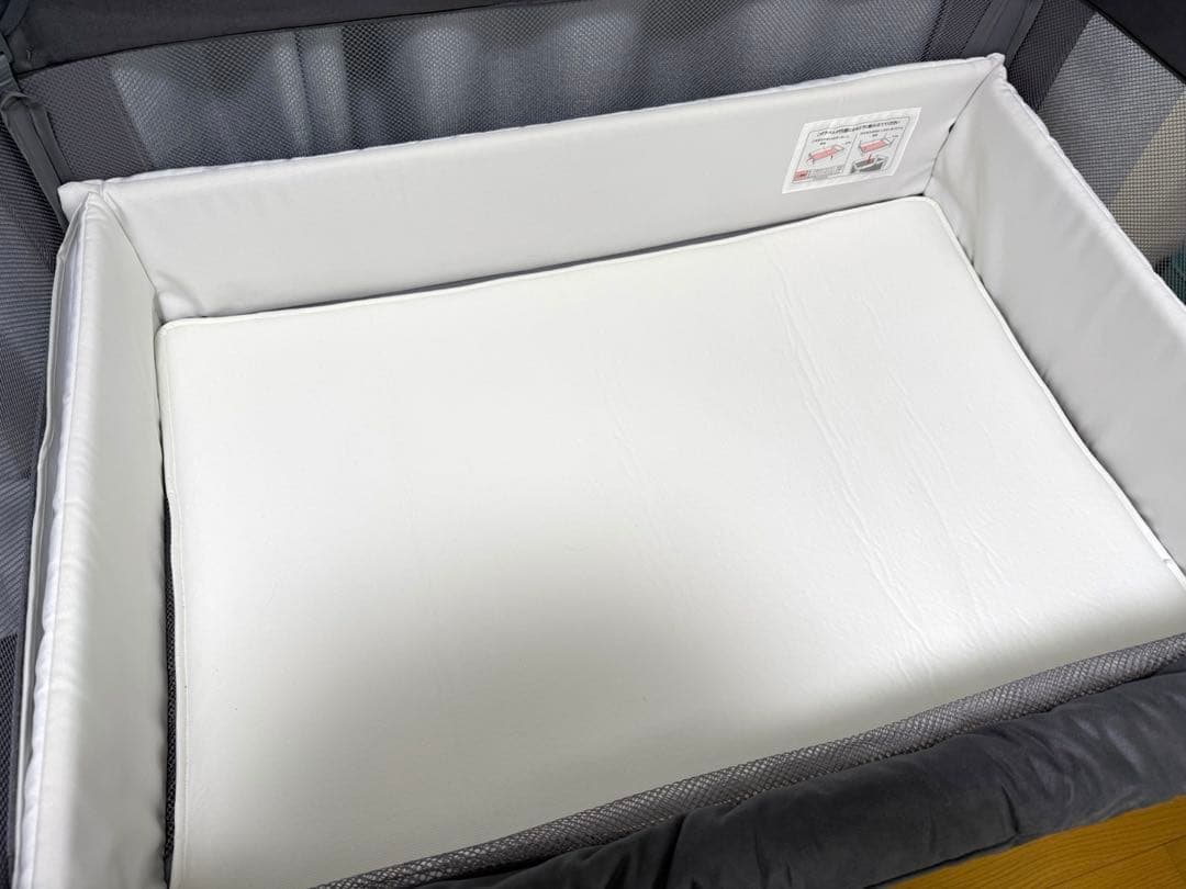 Aprica アップリカ ココネル エアープラスAB グレー ベビーベッド　美品