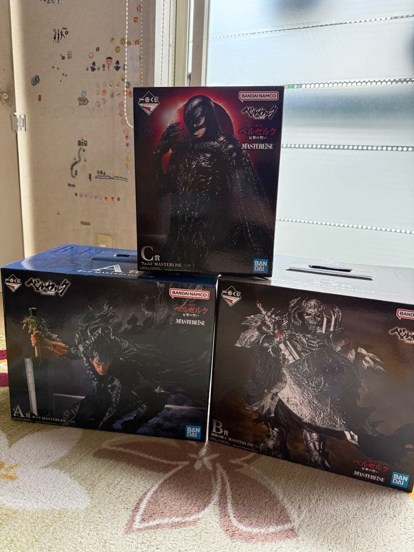 一番くじベルセルク反撃の誓いA賞、B賞、C賞セット