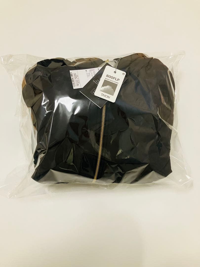 新品未開封　タイオン×アンフィーロ　Aラインコート　キルティングダウン　ブラック