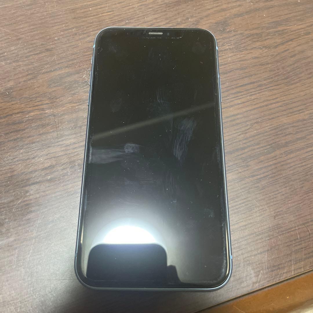Apple iPhone XR ブルー 本体　北九州市の方は値下げします