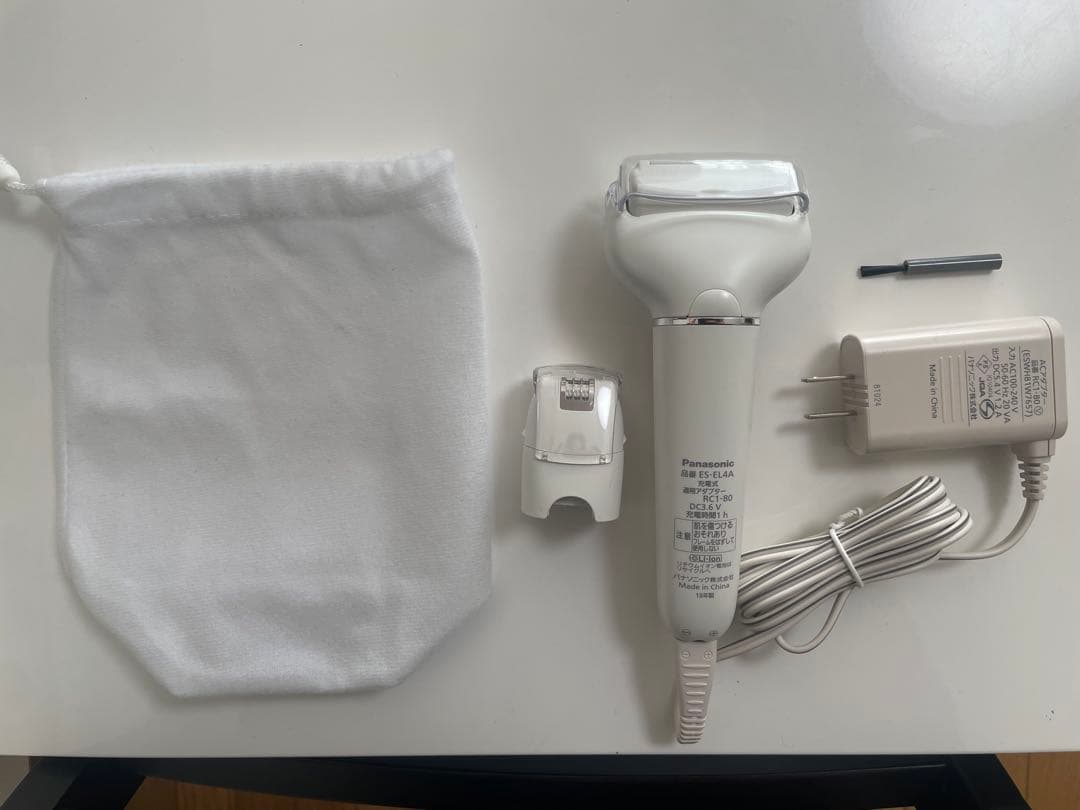 【新品・未使用】Panasonic 脱毛器 ES-EL4A ホワイト