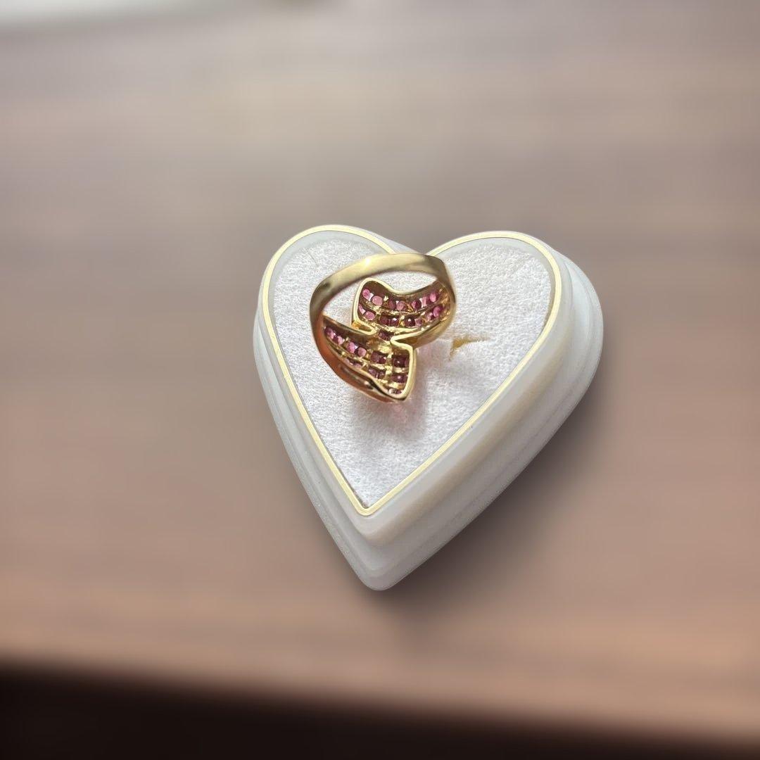 k18 ルビーリング