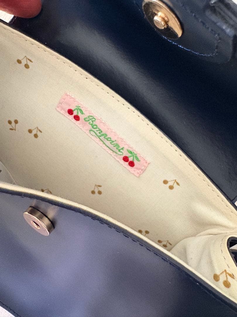 ボンポワン bonpoint ショルダーバッグ 保存袋付き 超美品 ポシェット