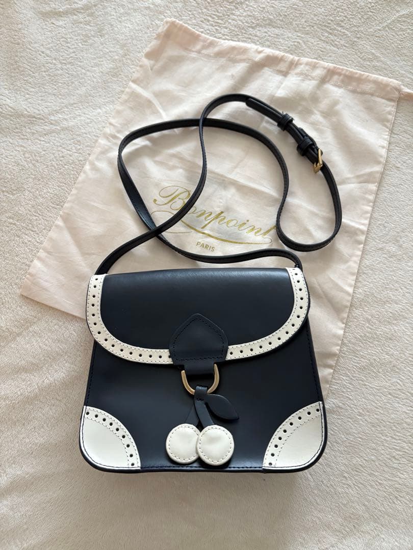 ボンポワン bonpoint ショルダーバッグ 保存袋付き 超美品 ポシェット